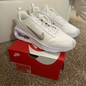 Nike AirMax White and Gray Sneakers